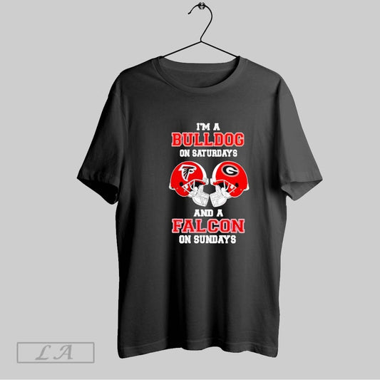Original Im A Georgia Bulldogs On Saturdays And A Atlanta Falcons On Sundays Helmet 2025