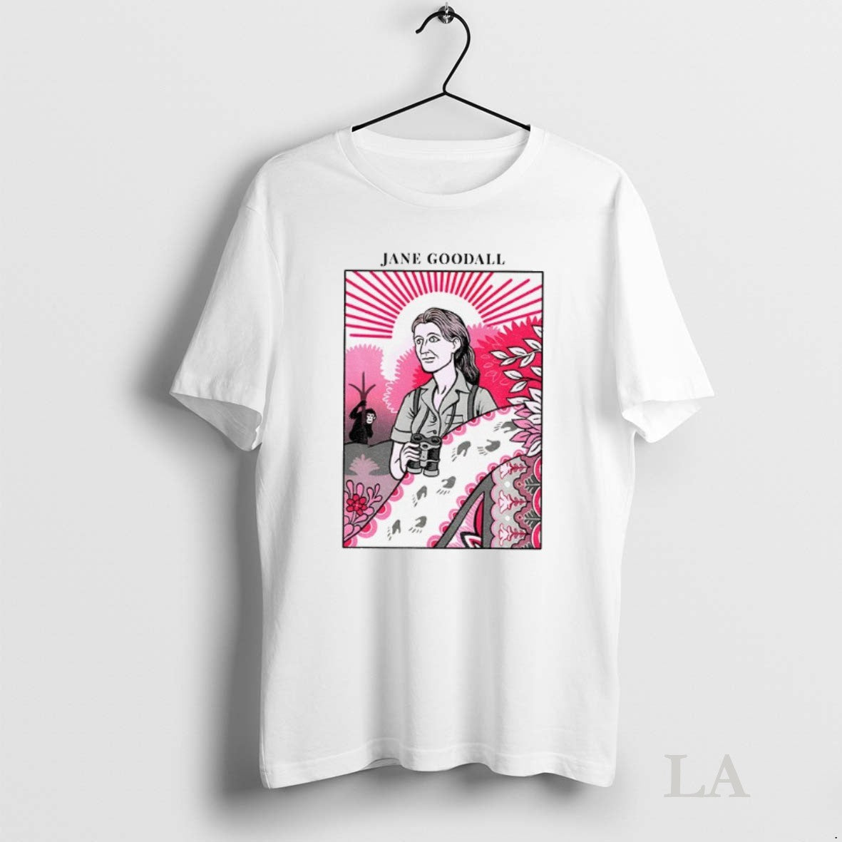 Original Jane Goodall Tribute Wildlife Conservation Legacy