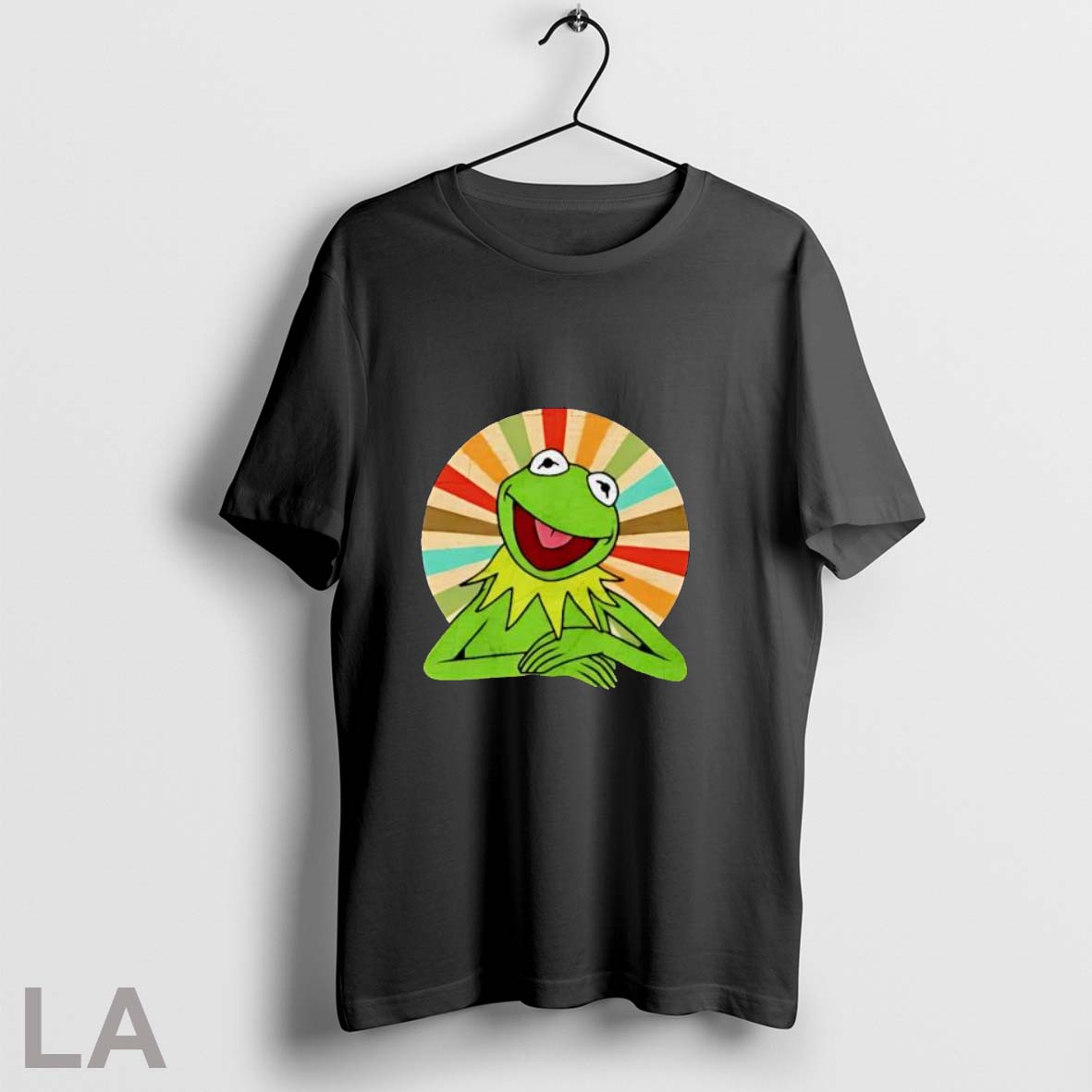 Original Kermit The Frog Vintage Retro Stripes Muppets