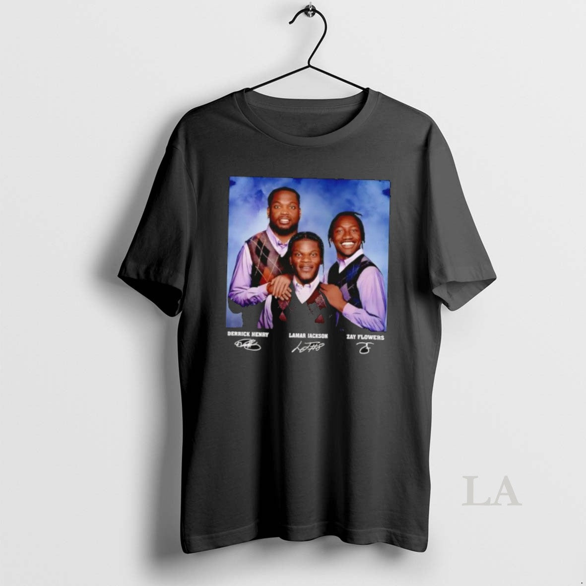 Original Lamar Jackson Derrick Henry Zay Flowers Football Baltimore Step Brothers T-Shirts, Hoodie, Sweatshirt