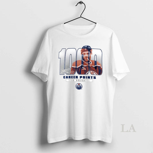 Original Leon Draisaitl Edmonton Oilers 1000 Career Points Legacy Circle T-Shirts, Hoodie, Sweatshirt | WearSparks.com