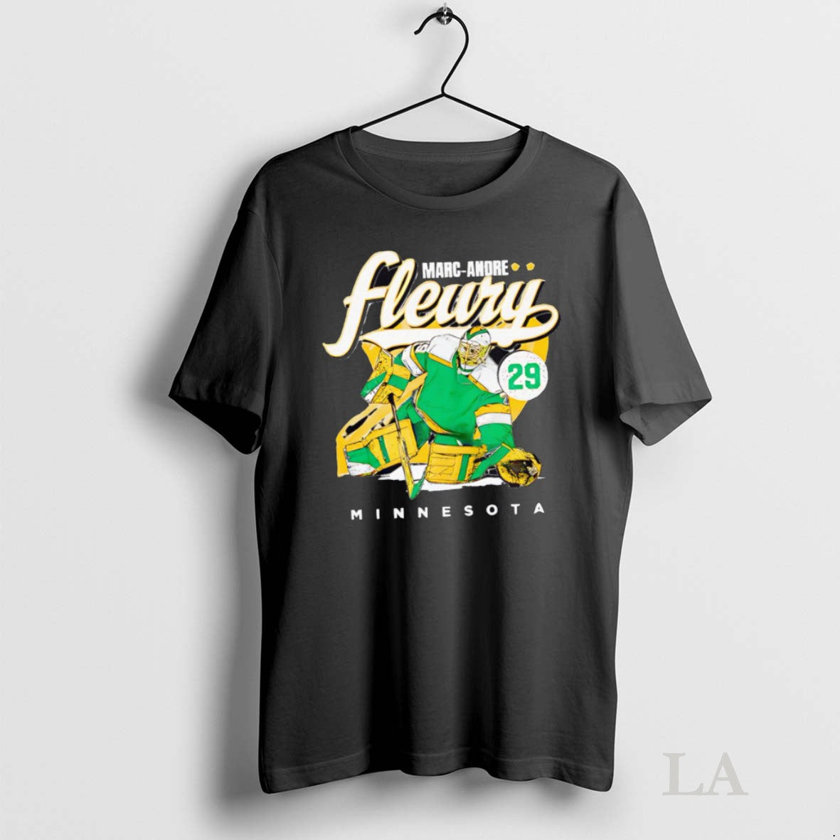 Original Marc Andre Fleury Minnesota Retro Hockey