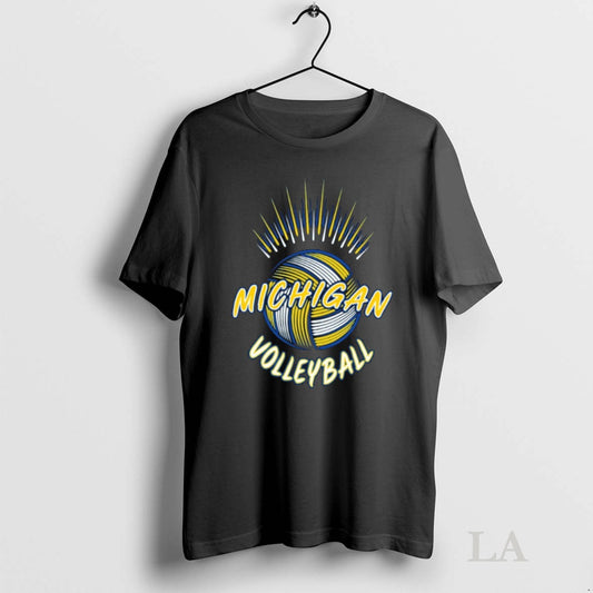 Original Michigan Wolverines Volleyball Spike
