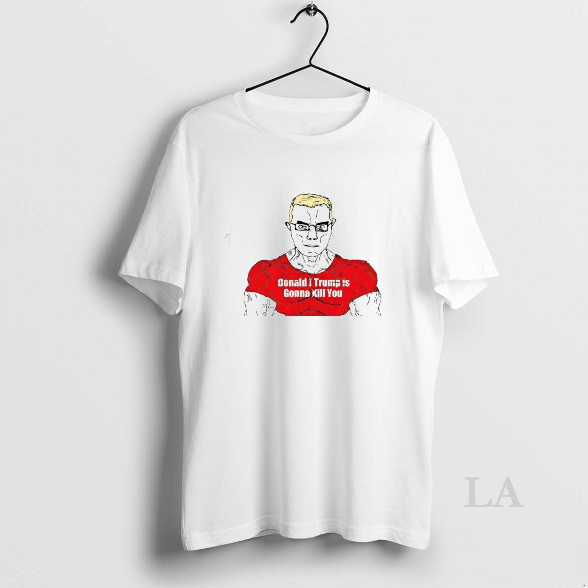 Original Muscular Chud Wojak Donald Trump Is Gonna Kill You Meme T-Shirts, Hoodie, Sweatshirt | WearSparks.com