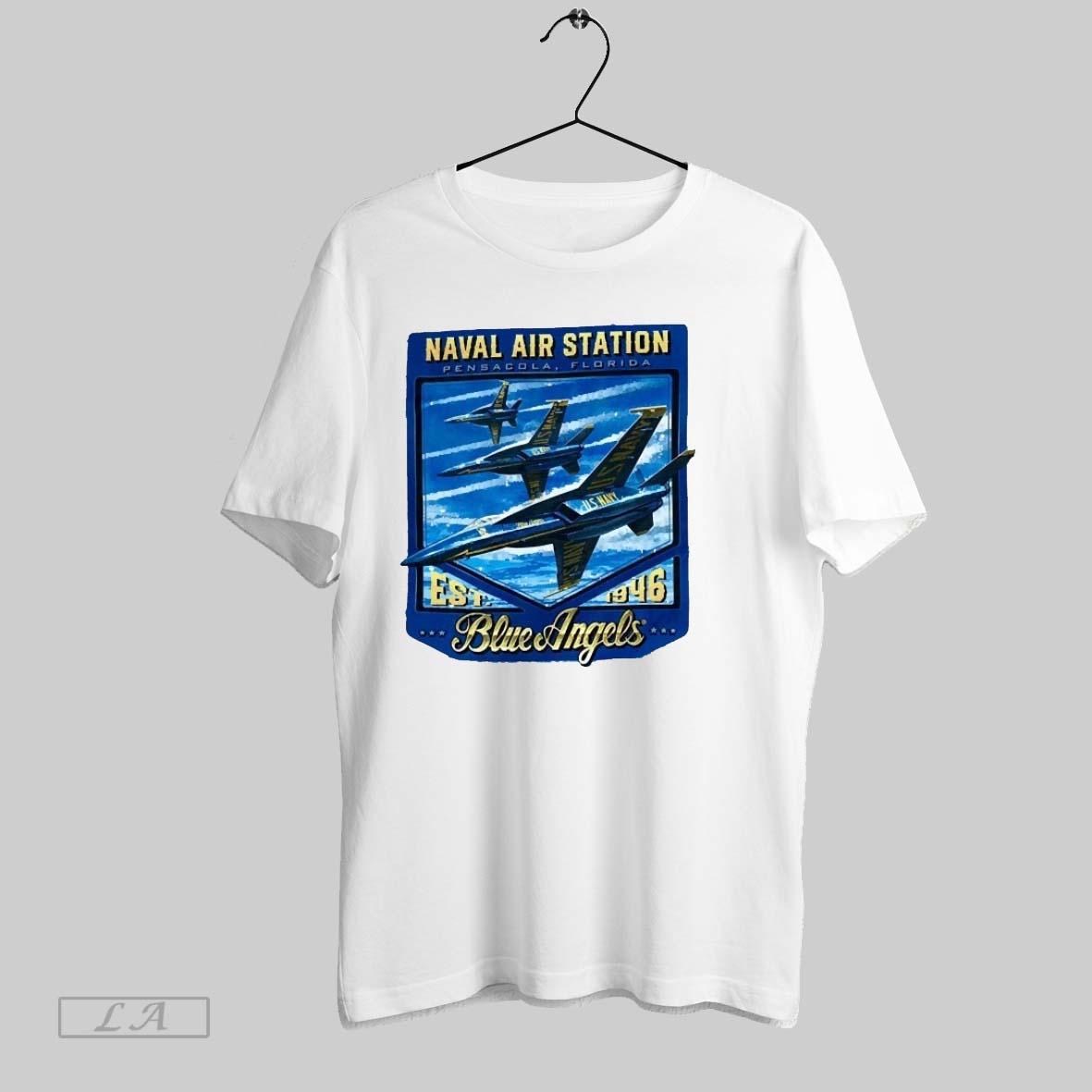 Original Naval Air Station Blue Angels Pensacola Florida Est 1946
