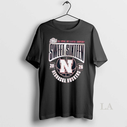 Original Nebraska Huskers Mens Basketball 2026 Ncaa March Madness Logo