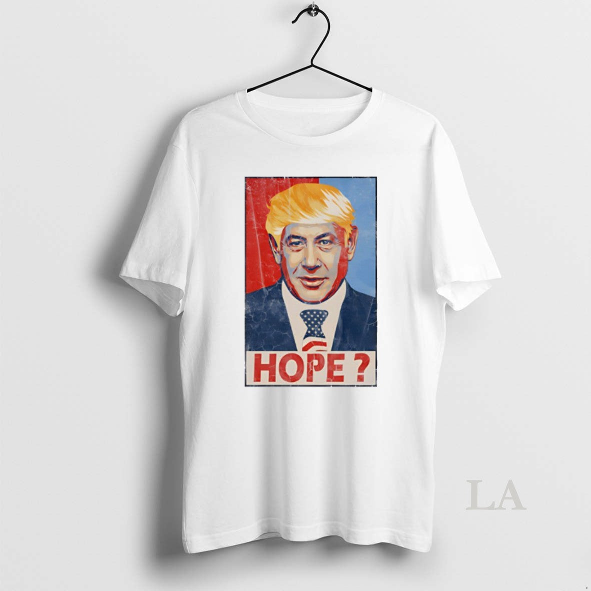 Original Netanyahu X Trump Hair Hope Campaign Parody