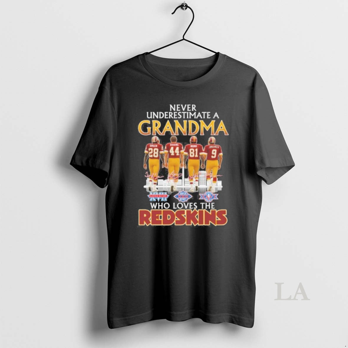 Original Never Underestimate A Grandma Who Loves The Washington Redskins T-Shirts, Hoodie, Sweatshirt | WearSparks.com