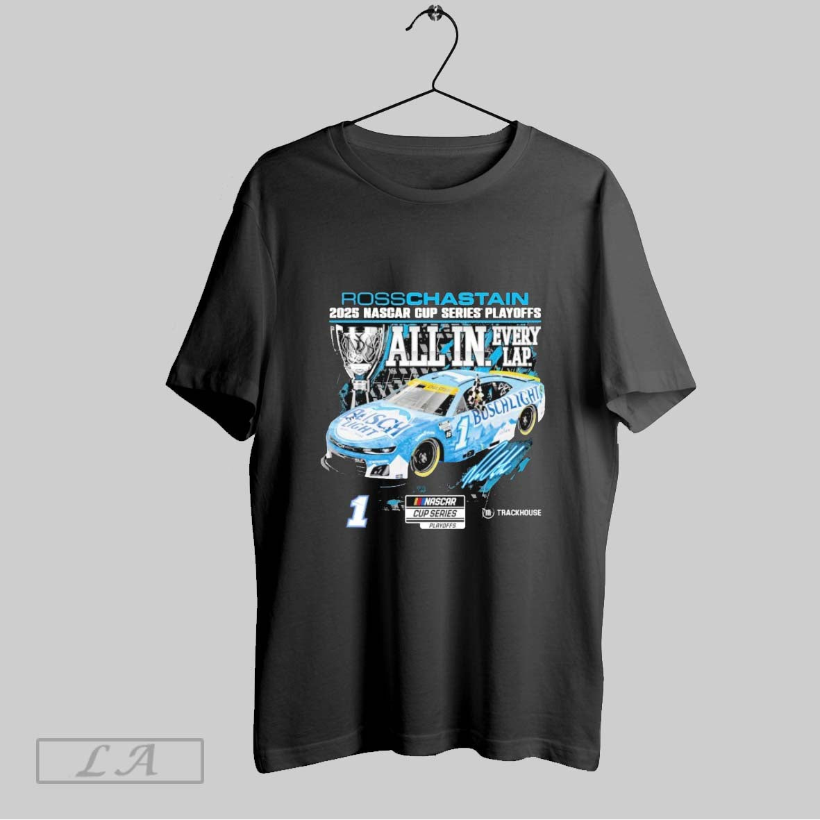 Original Official Ross Chastain 2025 Nascar Cup Series Playoff All In Every Lap Trackhouse