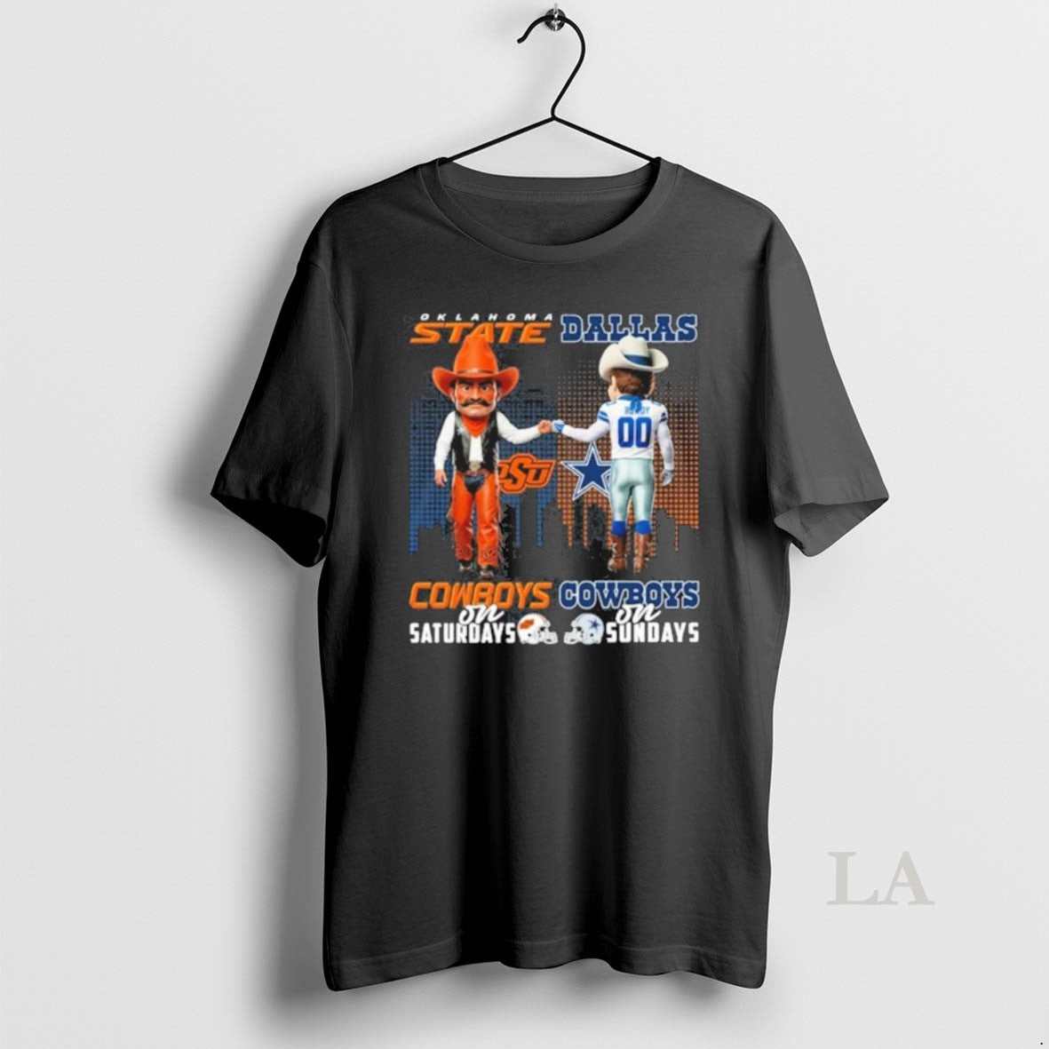 Original Oklahoma State Cowboys Vs Dallas Cowboys Mascot On Saturdays And On Sundays T-Shirts, Hoodie, Sweatshirt