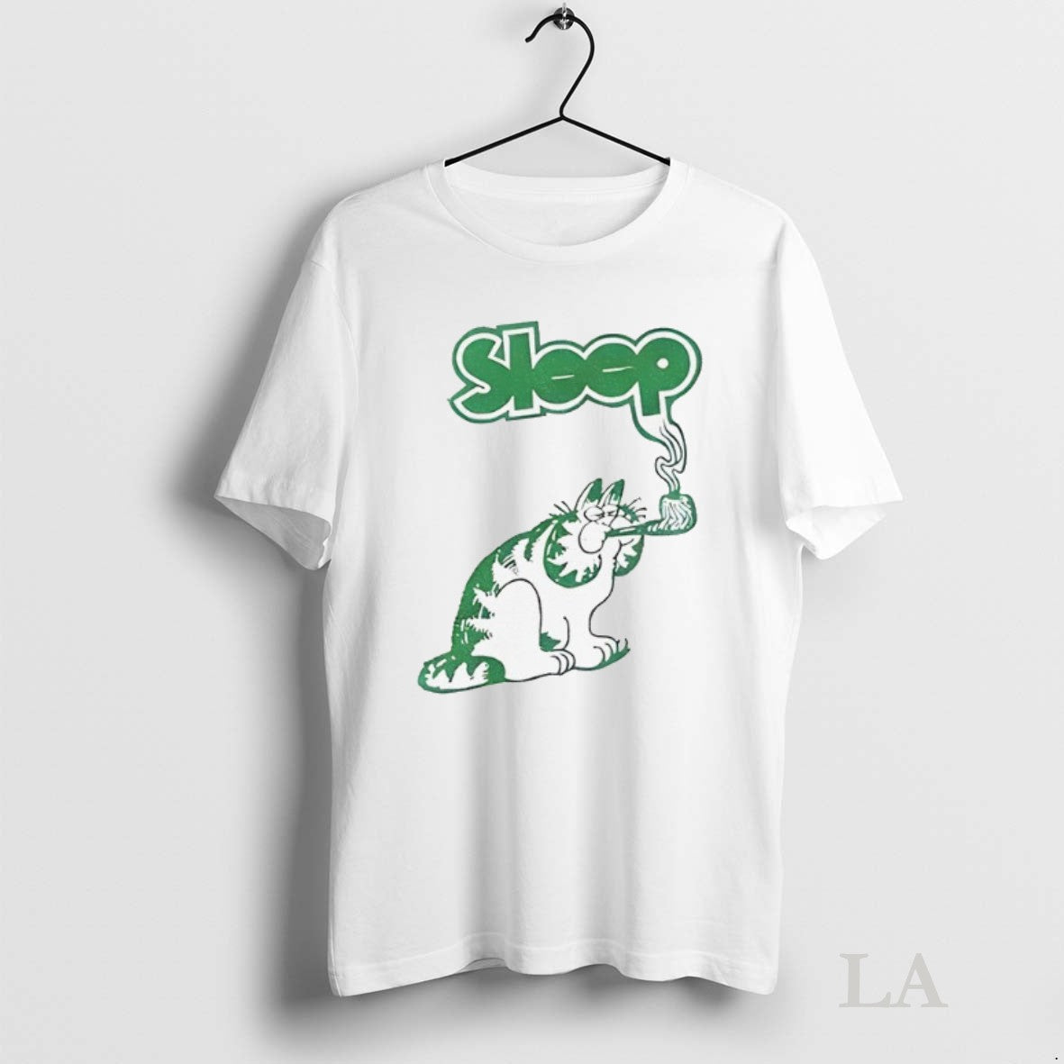 Original Orange Cat Smoking Sleep Vintage