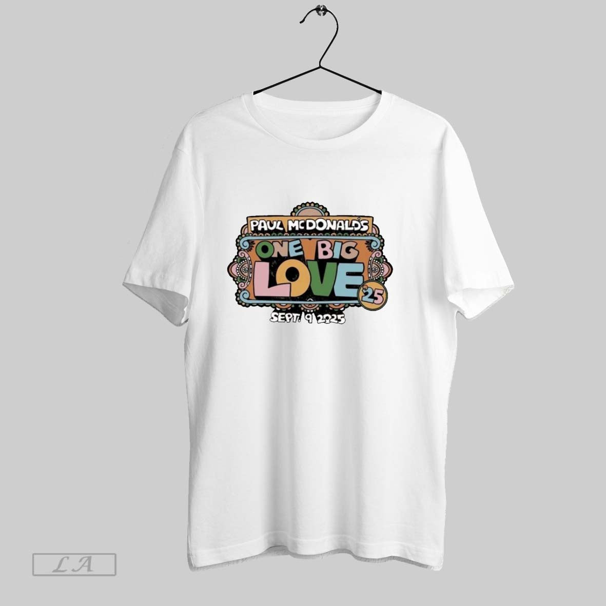 Original Paul Mcdonald One Big Love 2025 Logo