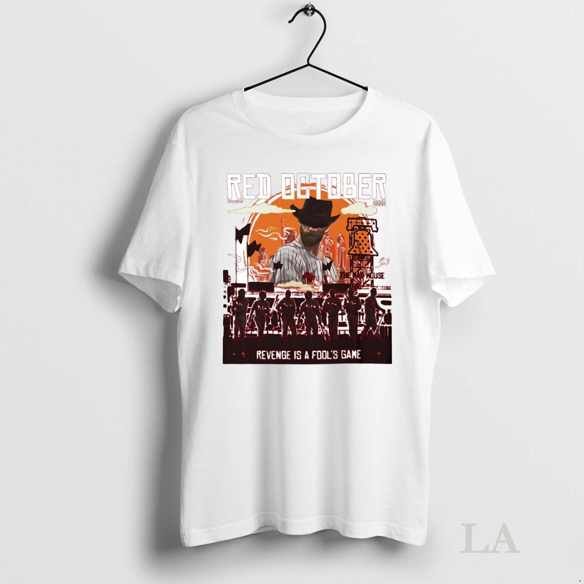 Original Philadelphia Phillies 2025 Red October Revenge Is A Fools Game