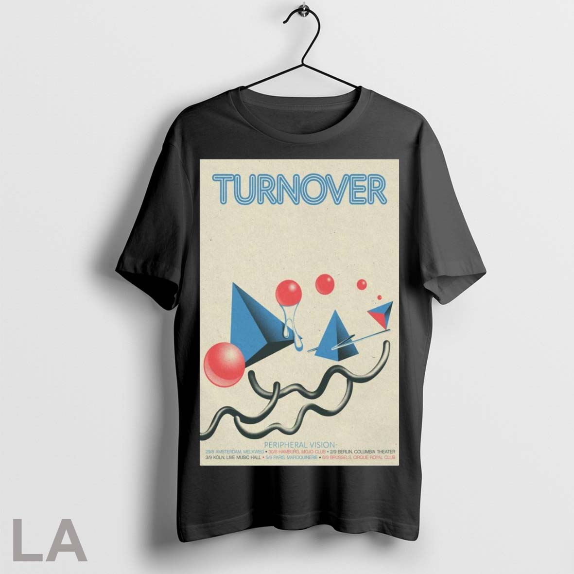 Original Poster Turnover Peripheral Vision September 02 2025 Columbia Theater Berlin Germany