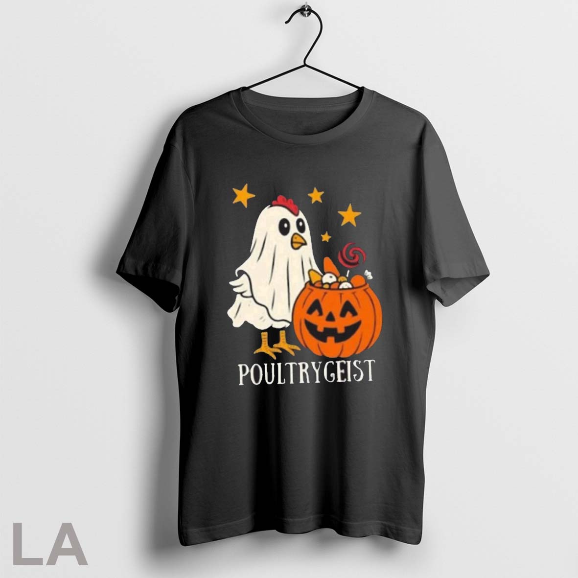 Original Poultrygeist Halloween Chicken Ghost Costume Pumpkin