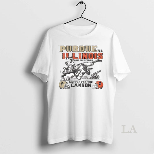 Original Purdue Boilermakers Vs Illinois Fighting Illini 2025 Battle For The Cannon T-Shirts, Hoodie, Sweatshirt