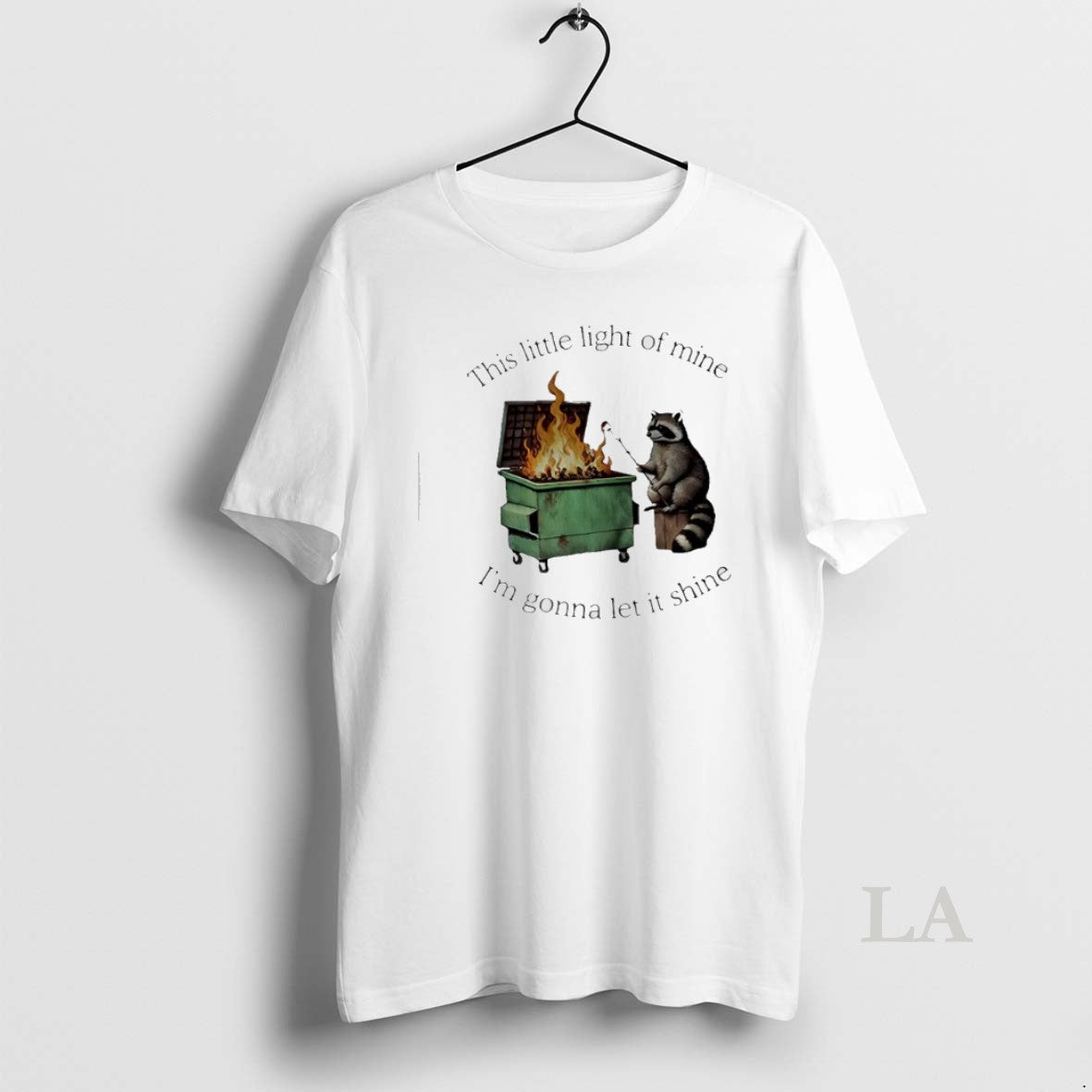 Original Raccoon This Little Light Of Mine Im Gonna Let It Shine T-Shirts, Hoodie, Sweatshirt | WearSparks.com