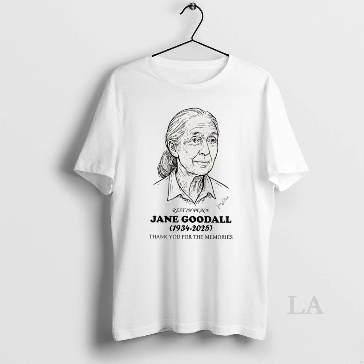 Original Rest In Peace Jane Goodall 1934 2025 Thank You For Memories