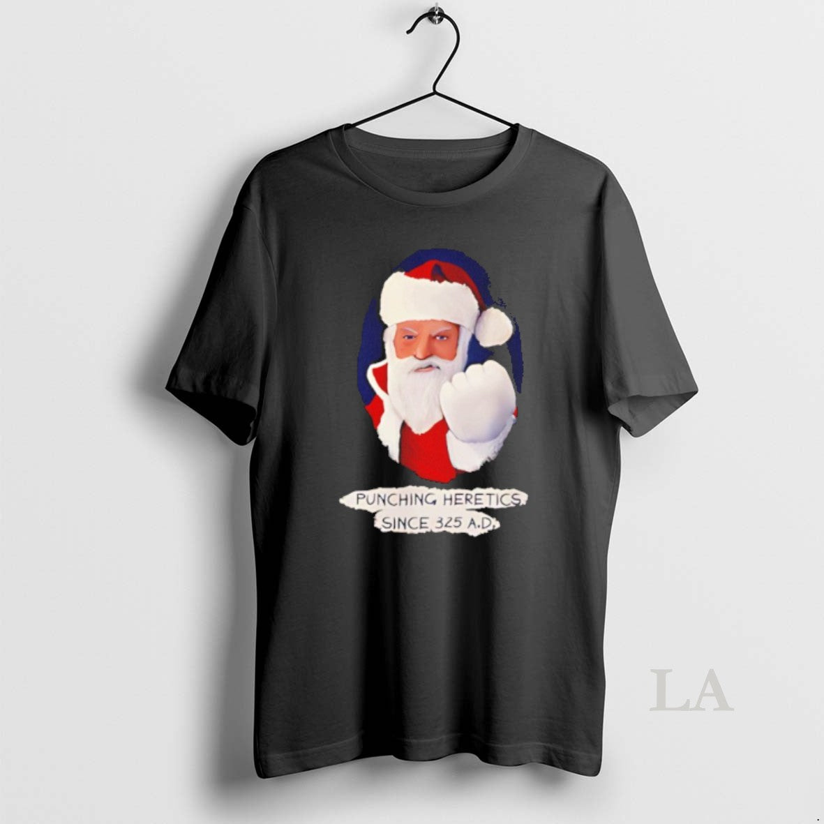 Original Santa Punching Heretics Since 325 Ad Christmas T-Shirts, Hoodie, Sweatshirt | WearSparks.com