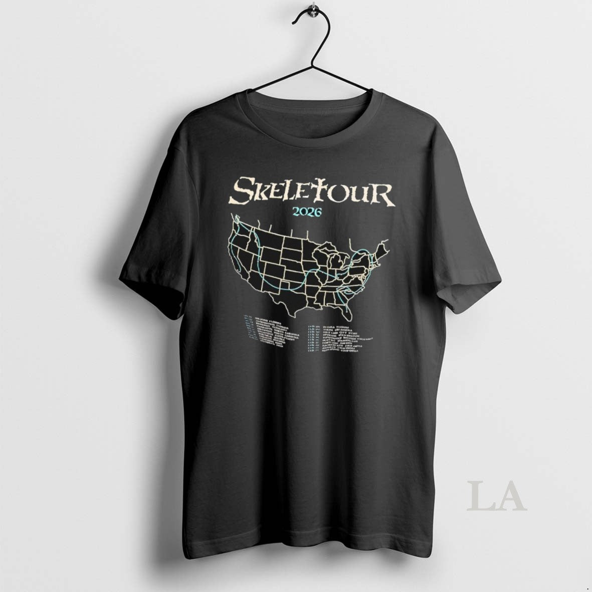 Original Skeletour 2026 Usa State T-Shirts, Hoodie, Sweatshirt | WearSparks.com