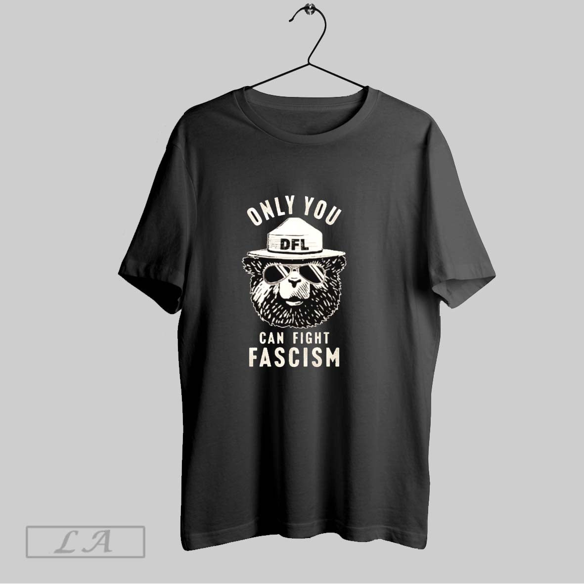 Original Smokey The Bear Minnesota Dfl Only You Can Fight Fascism