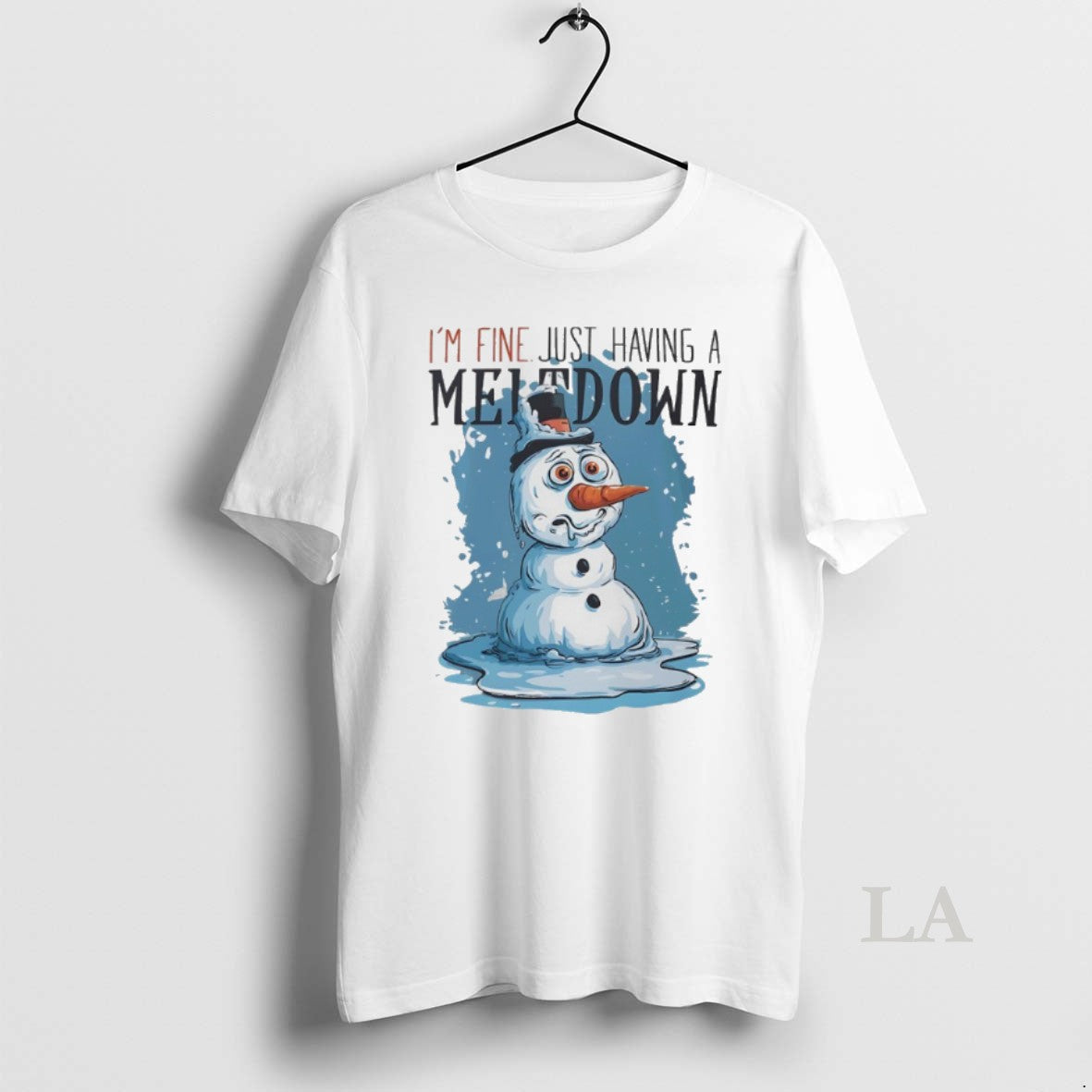 Original Snowman Im Fine Just Having A Meltdown T-Shirts, Hoodie, Sweatshirt | WearSparks.com