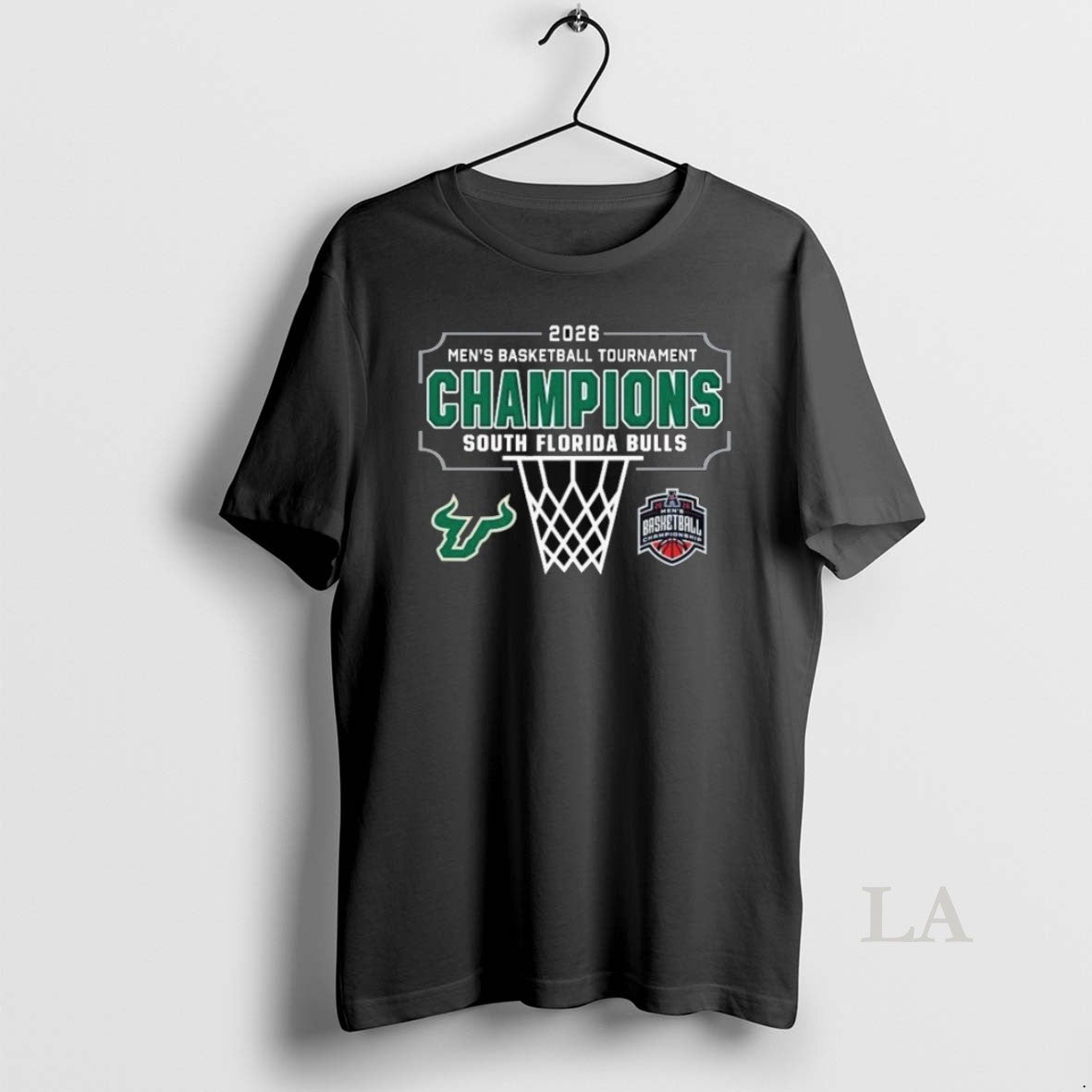 Original South Florida Bulls 2025 American Athletic Conference Mens Basketball Tournament Champions Long Sleve
