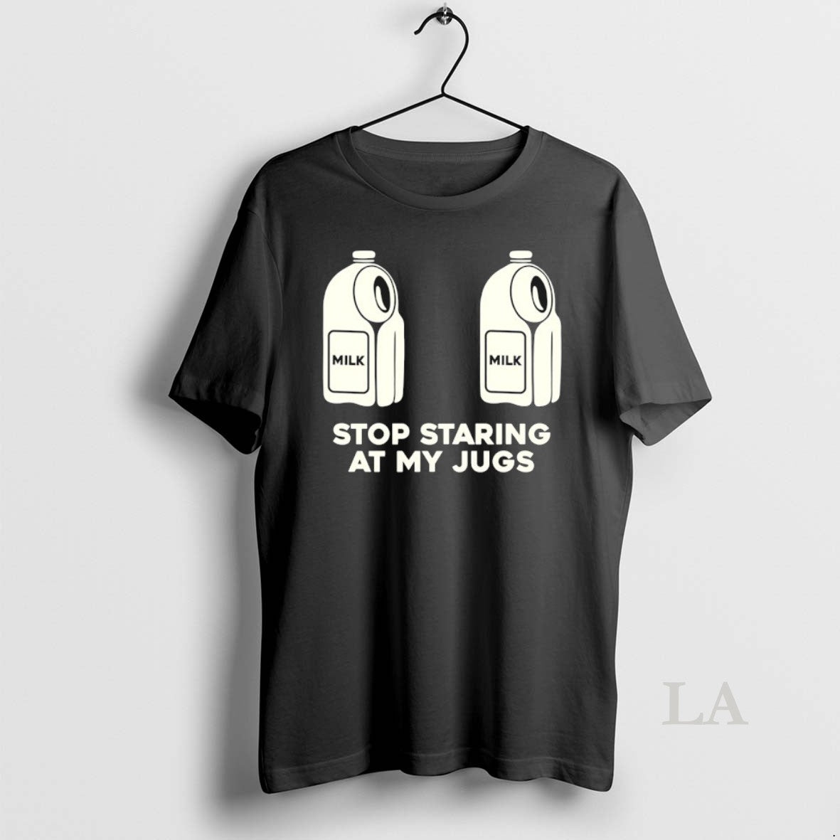 Original Stop Staring At My Jugs Milk T-Shirts, Hoodie, Sweatshirt | WearSparks.com