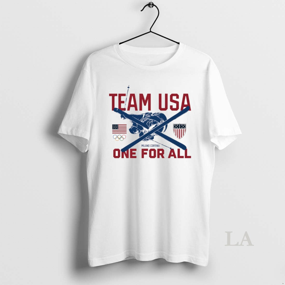 Original Team Usa Milano Cortina 2026 Winter Olympics Skiing One For All Circle T-Shirts, Hoodie, Sweatshirt | WearSparks.com