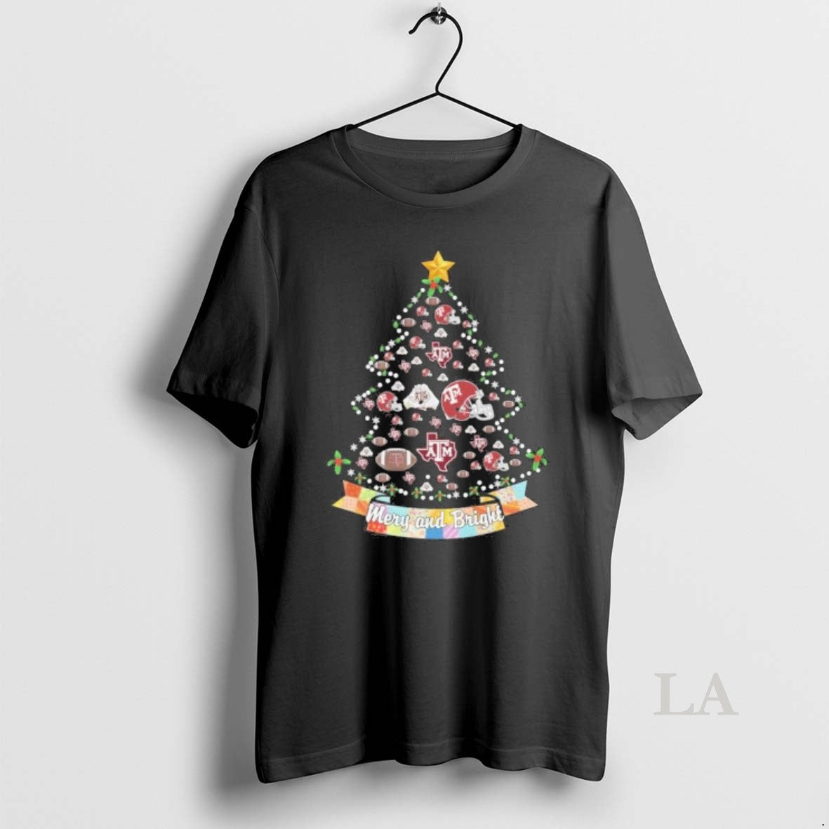 Original Texas Am Aggies Merry And Bright Christmas Tree T-Shirts, Hoodie, Sweatshirt | WearSparks.com