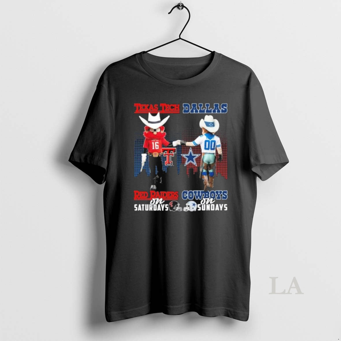 Original Texas Tech Red Raiders Vs Dallas Cowboys Mascot On Saturdays And On Sundays T-Shirts, Hoodie, Sweatshirt