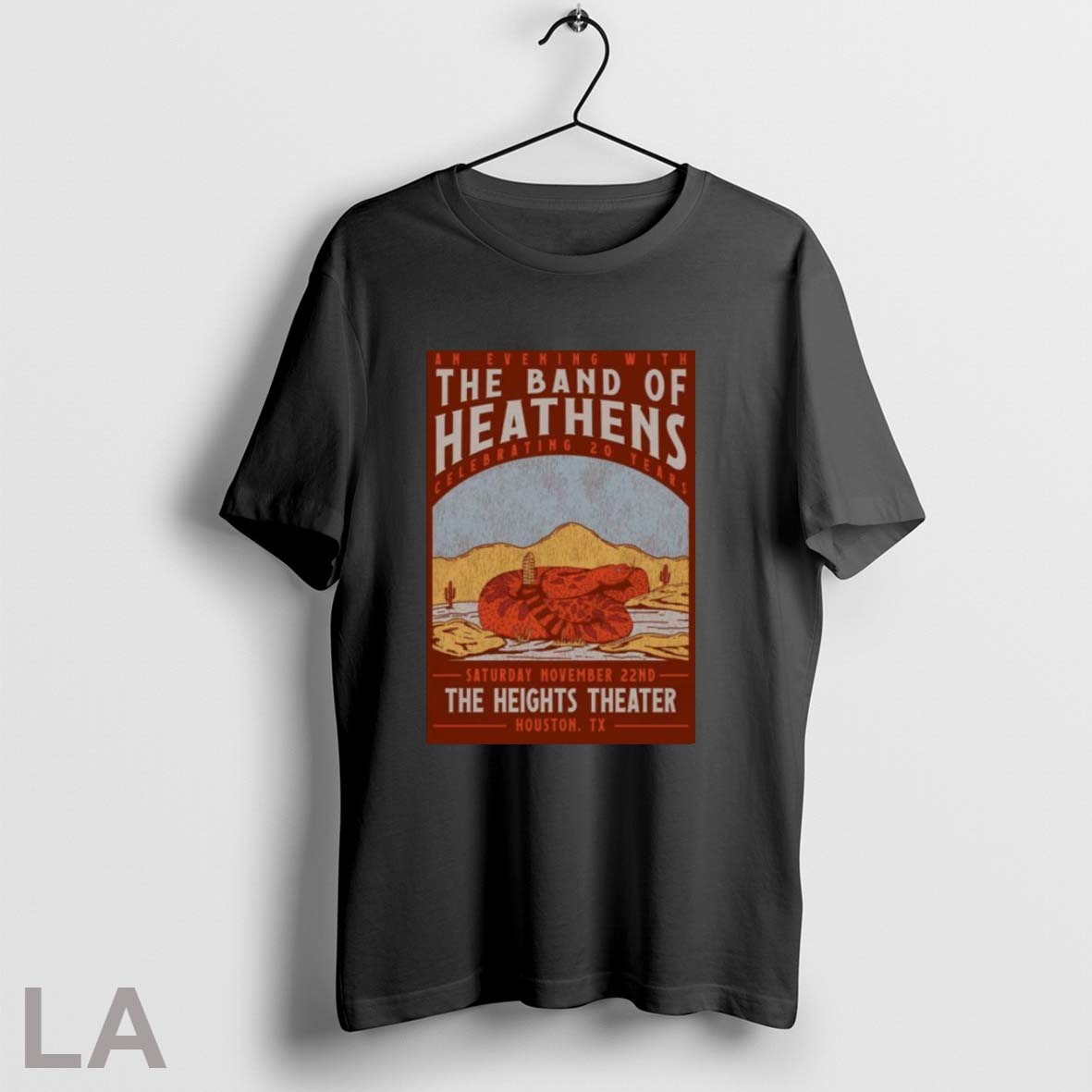 Original The Band Of Heathens Houston Tour On Nov 22 2025 Poster