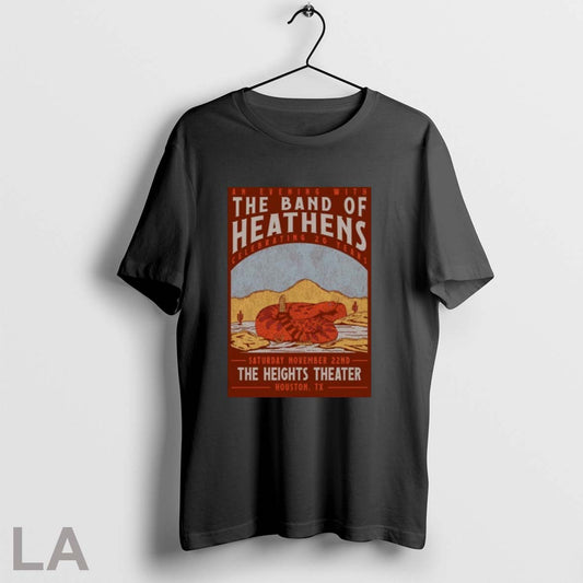 Original The Band Of Heathens Houston Tour On Nov 22 2025 Poster