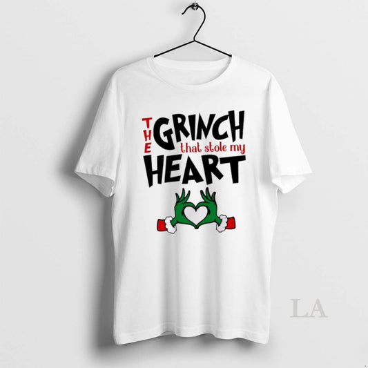 Original The Grinch That Stole My Heart Couple Matching T-Shirts, Hoodie, Sweatshirt | WearSparks.com