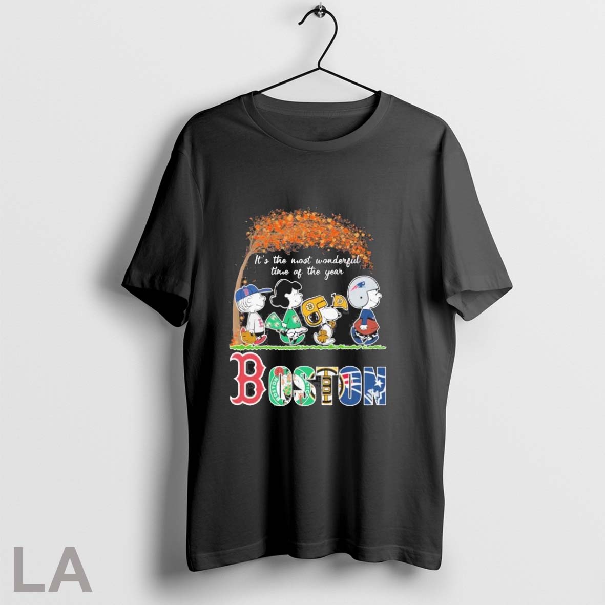 Original The Peanuts Walking X Boston Sports Teams Its The Most Wonderful Time Of The