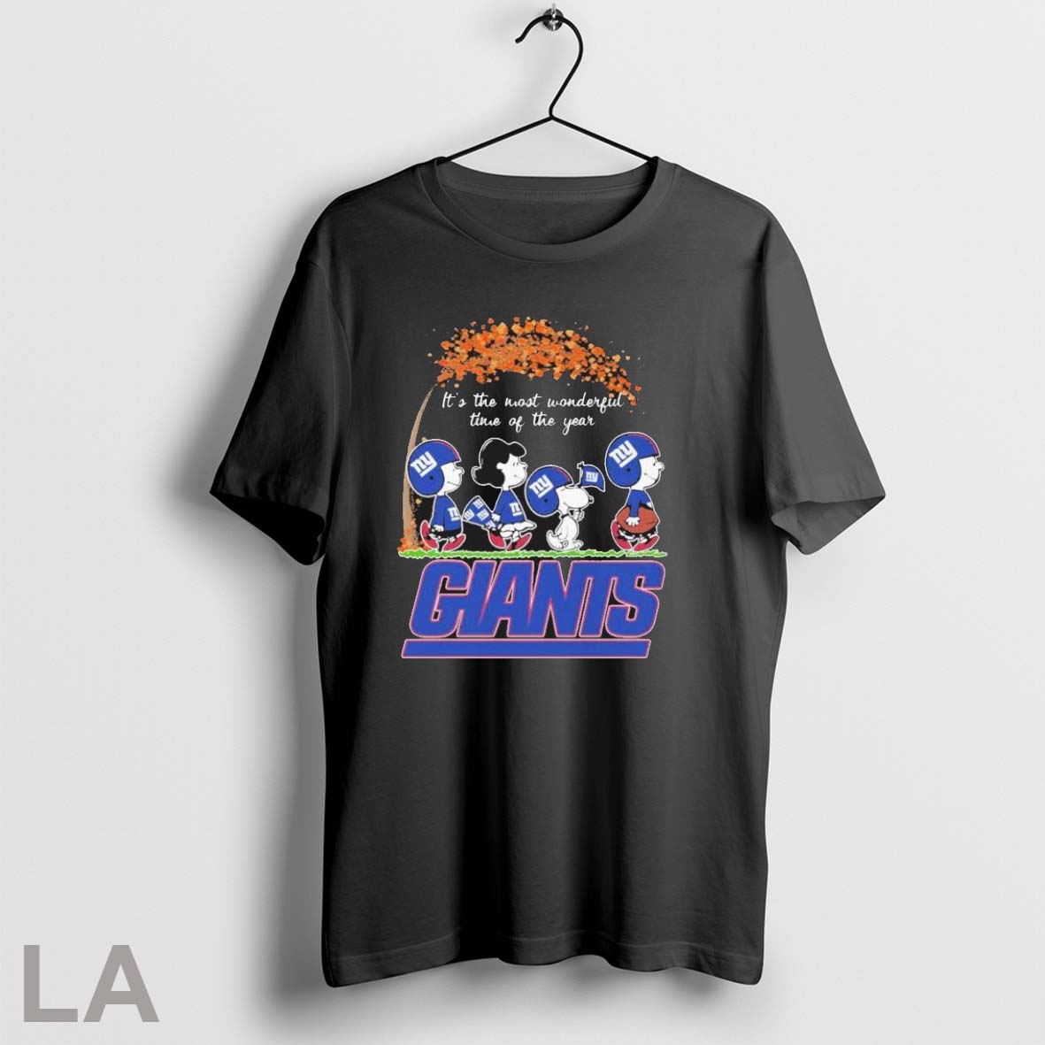 Original The Peanuts Walking X New York Giants Its The Most Wonderful Time Of The