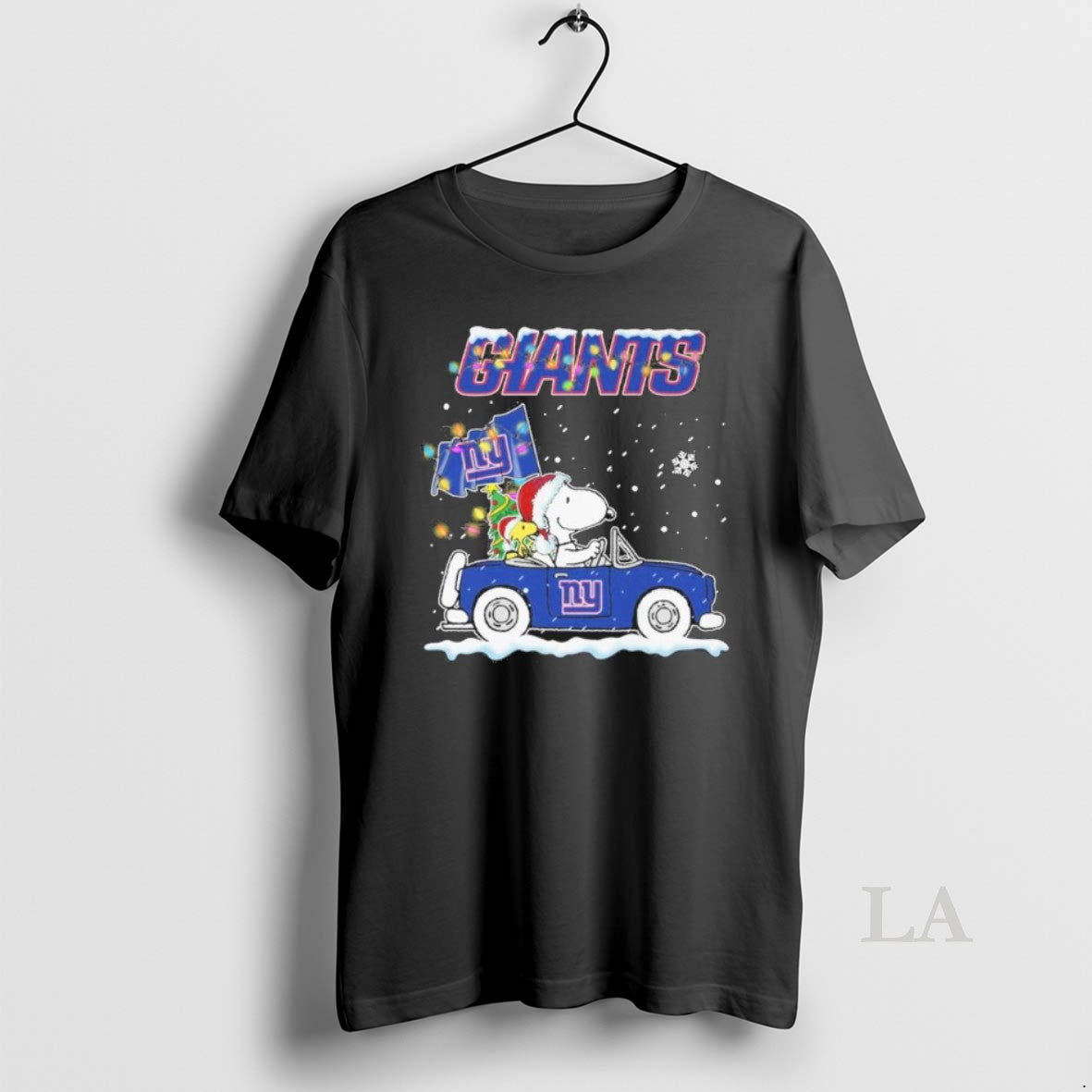 Original The Peanuts X New York Giants Driving Car Christmas T-Shirts, Hoodie, Sweatshirt | WearSparks.com