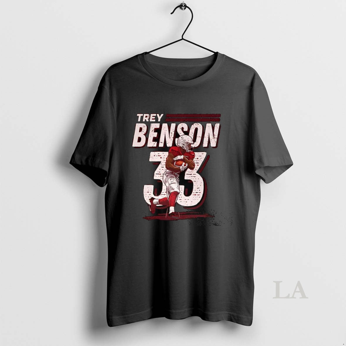 Original Trey Benson Arizona Cardinals Baseball Dash Number 33