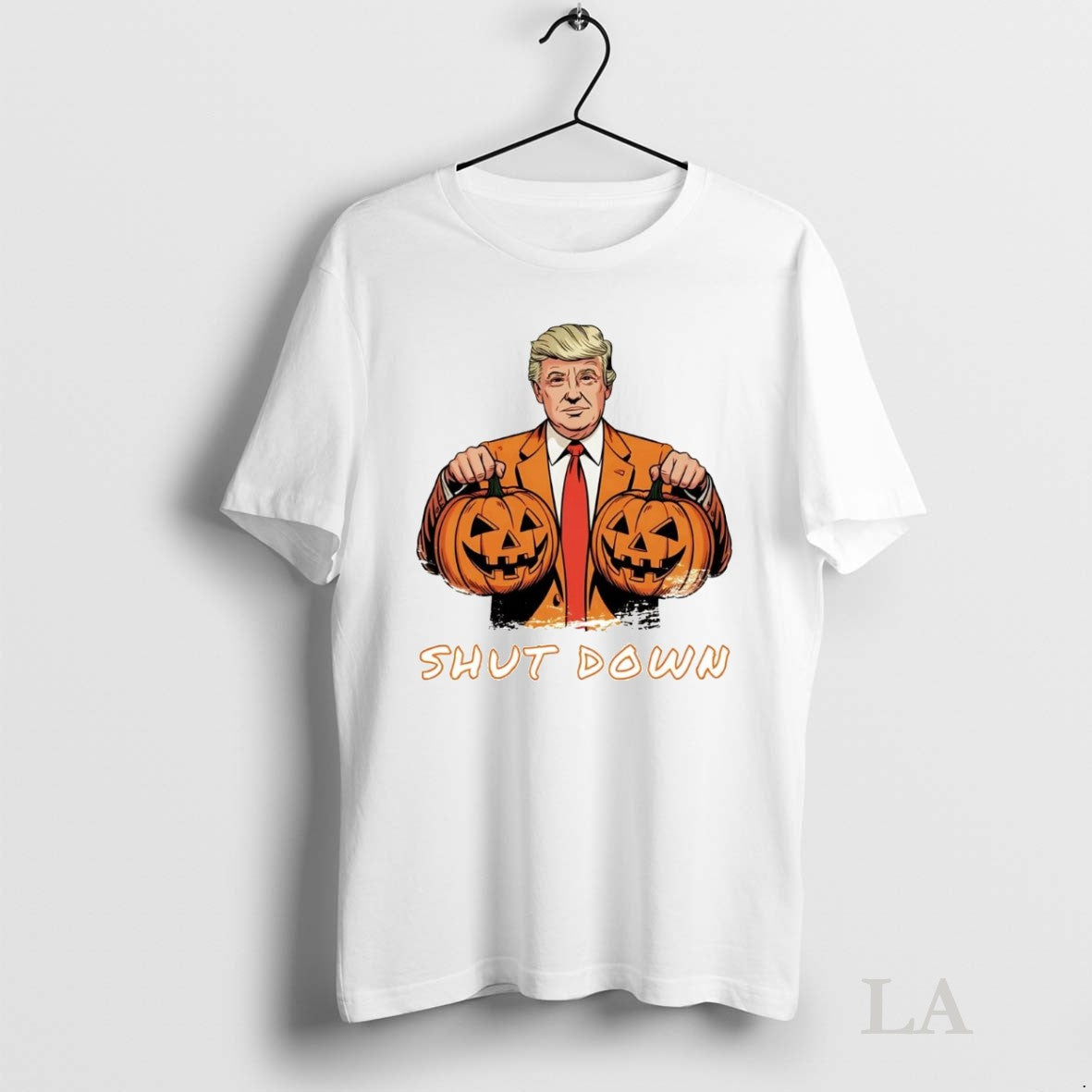 Original Trump Pumpkin Government Shutdown Halloween