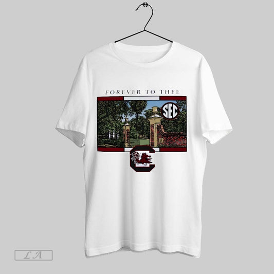 Original Usc Campus South Carolina Gamecocks Forever To Thee