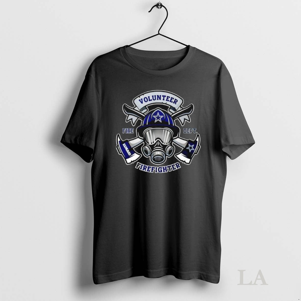Original Volunteer Firefighter X Dallas Cowboys Fire Dept Gas Mask