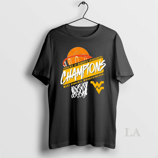Original West Virginia Mountaineers Womens Basketball Big 12 Conference Tournament Champions 2026