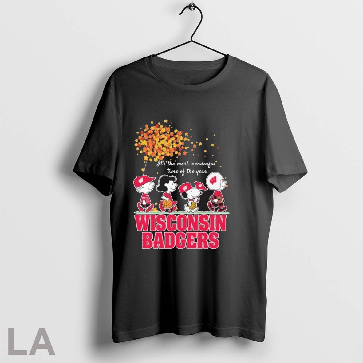 Original Wisconsin Badgers Peanuts Its The Most Wonderful Time Of The Year