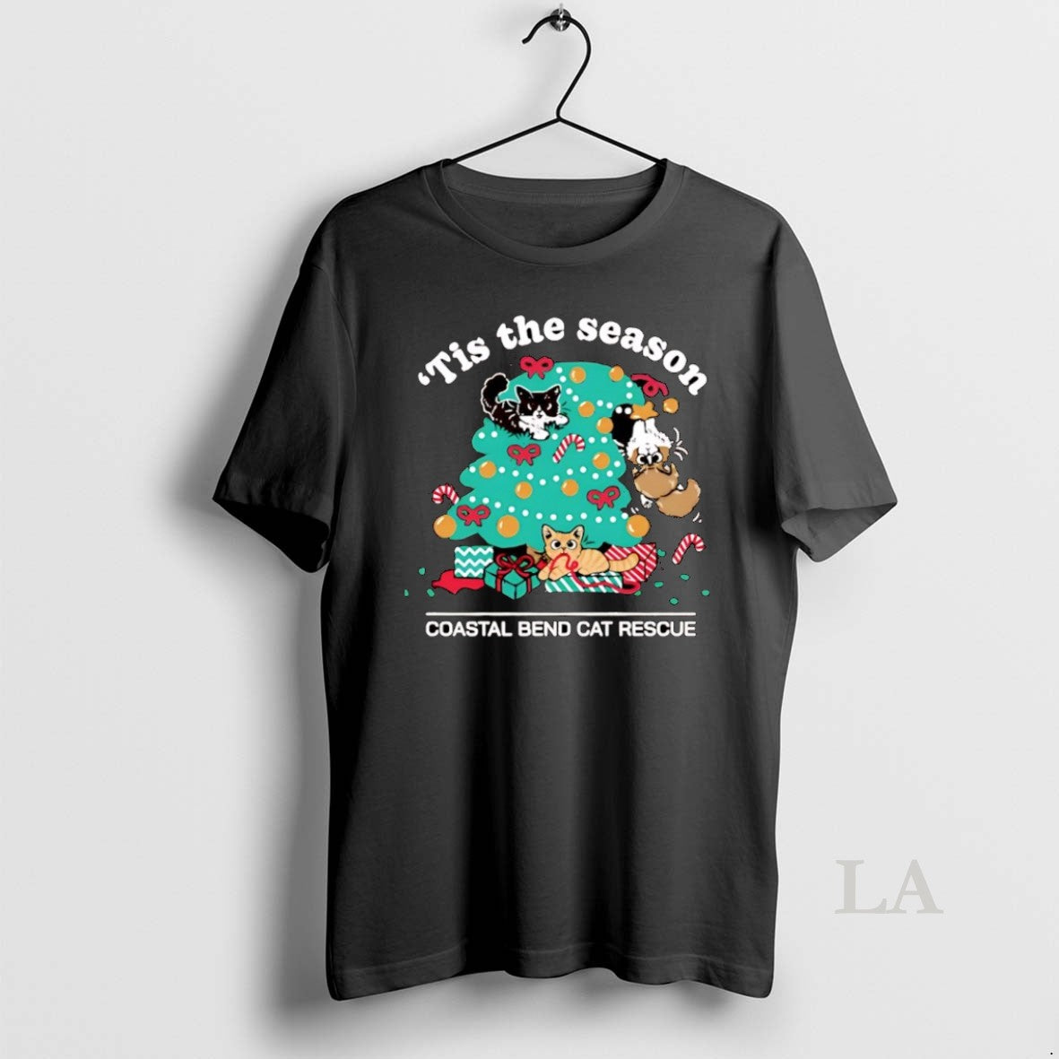Original Tis The Season Coastal Bend Cat Rescue Christmas T-Shirts, Hoodie, Sweatshirt | WearSparks.com