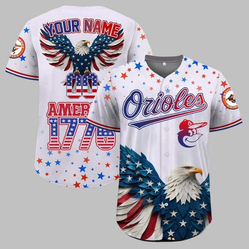 Orioles Independence Day Baseball Jersey 2025 - Grishko.com T-Shirts, Hoodie, Sweatshirt | WearSparks.com (Image 1)