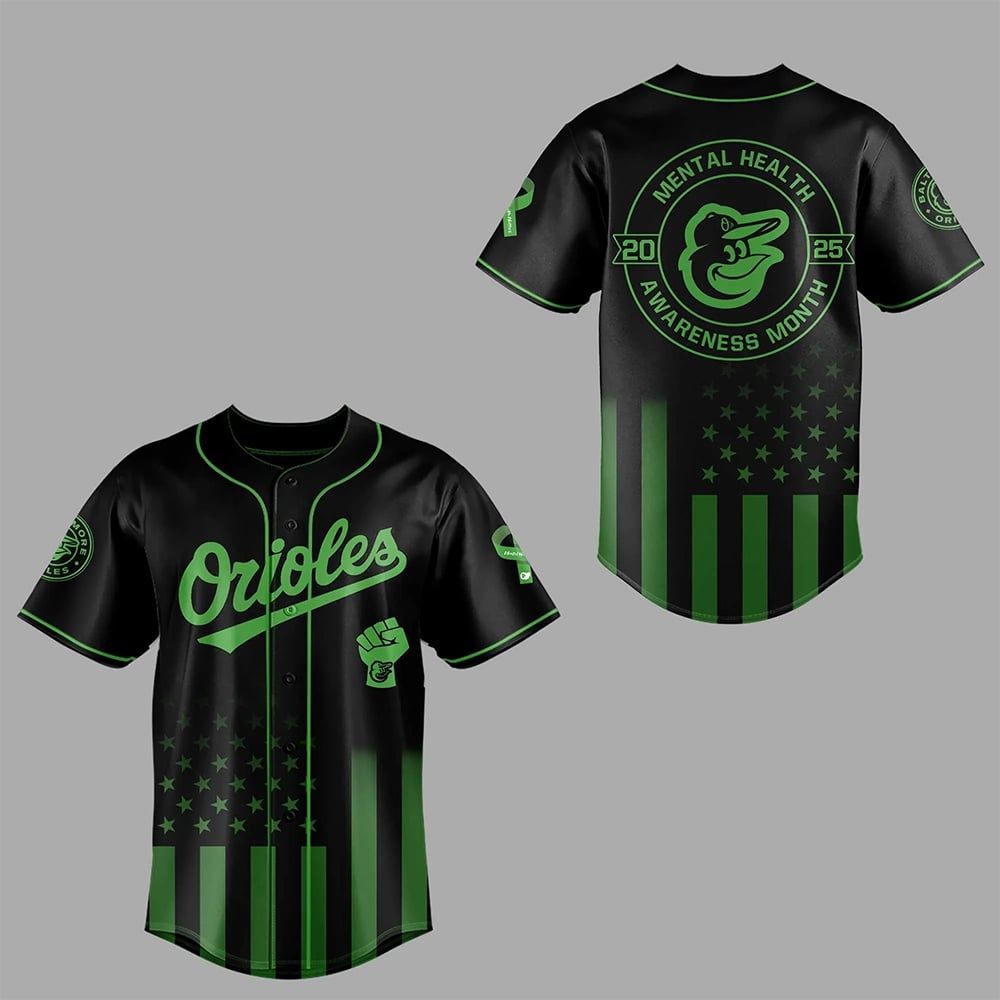 Orioles Mental Health Awareness Month 2025 Baseball Jersey Combo - Grishko.com T-Shirts, Hoodie, Sweatshirt (Image 1)