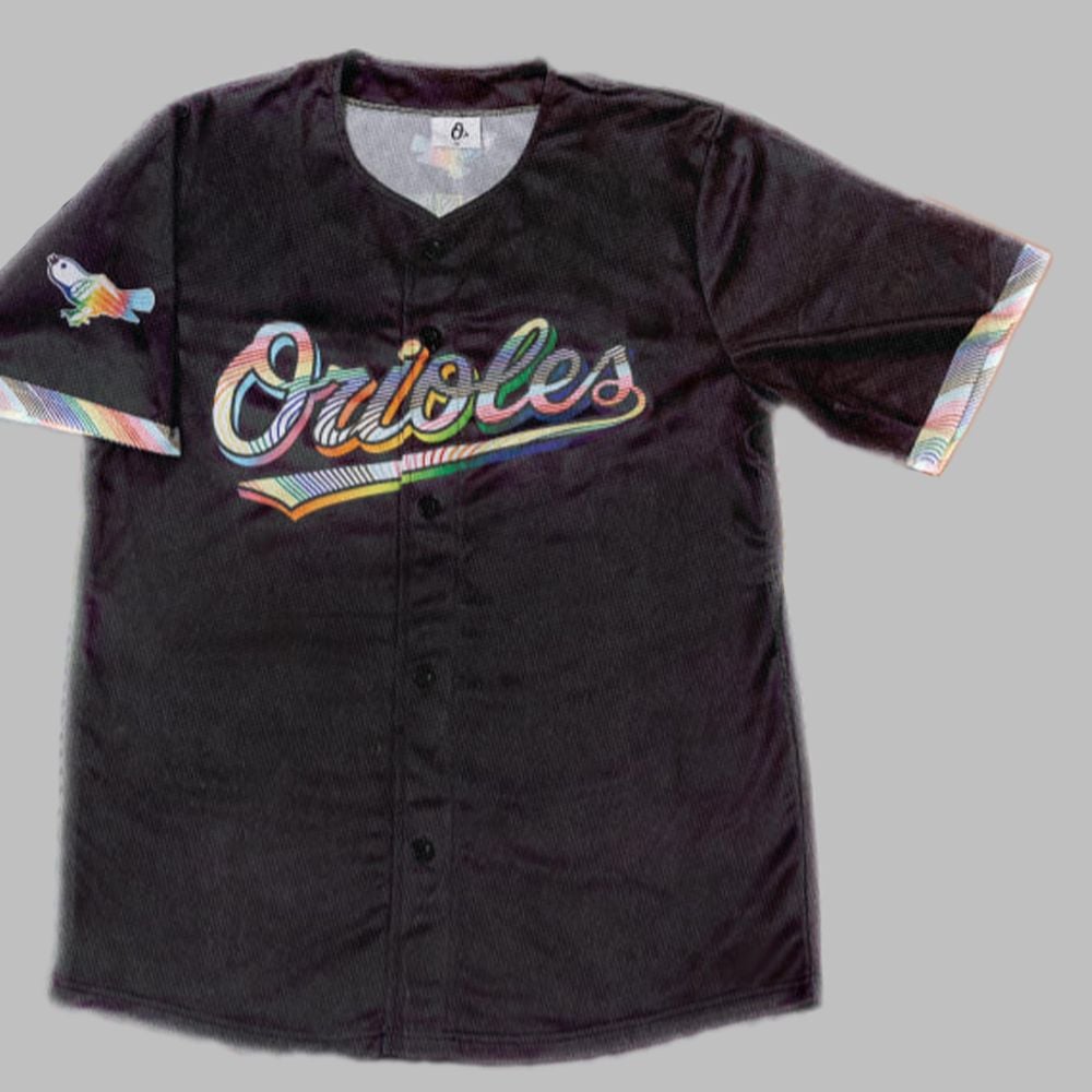 Orioles Pride Night Jersey Giveaway 2025 - Grishko.com T-Shirts, Hoodie, Sweatshirt | WearSparks.com (Image 1)
