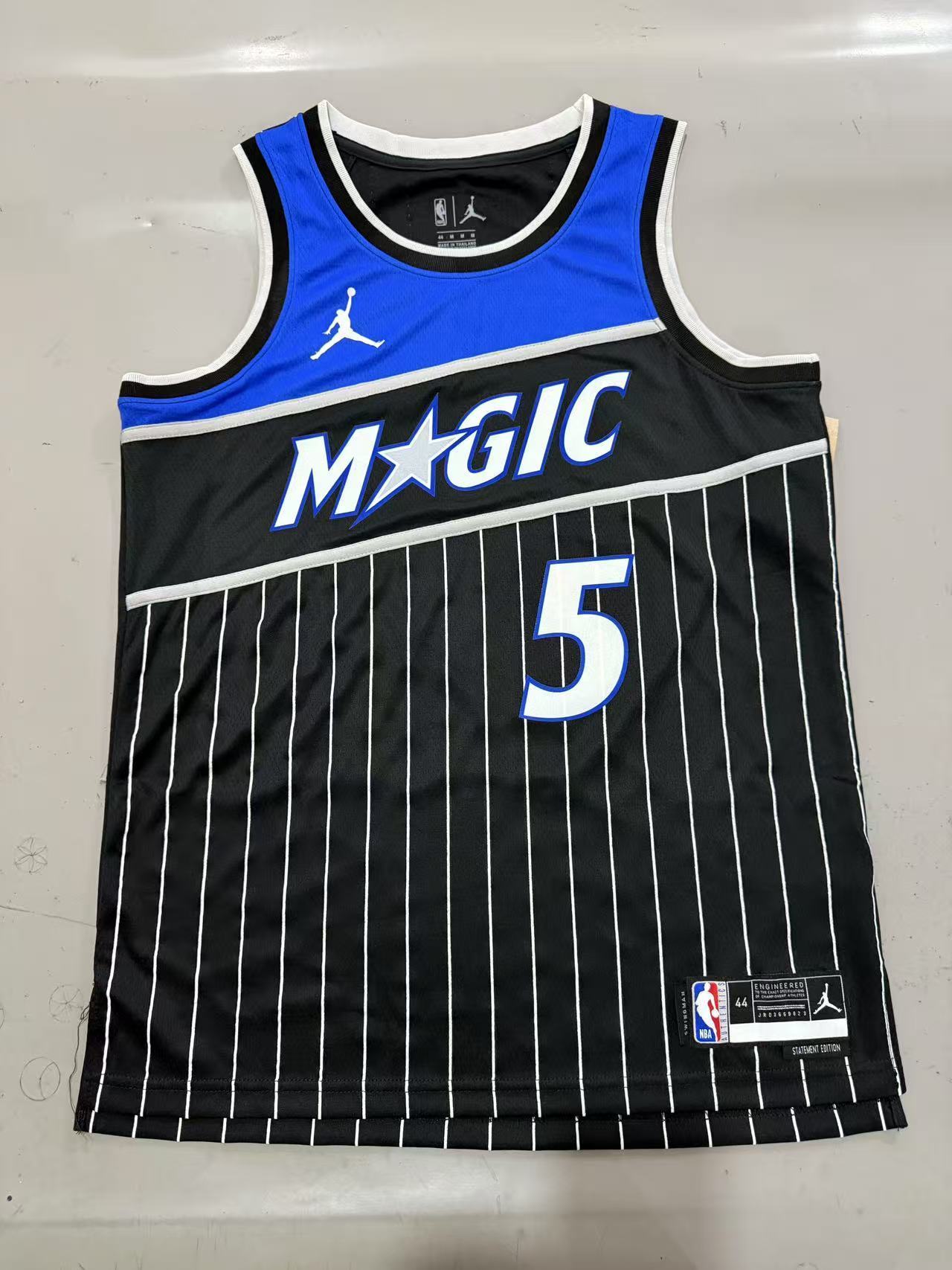Orlando Magics #5 Paolo Banchero 26 Season Magic Black Style 2