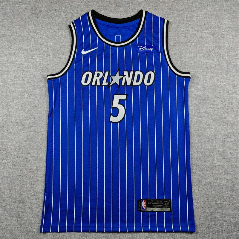 Orlando Magics #5 Paolo Banchero Magic 5 Blue Style 2