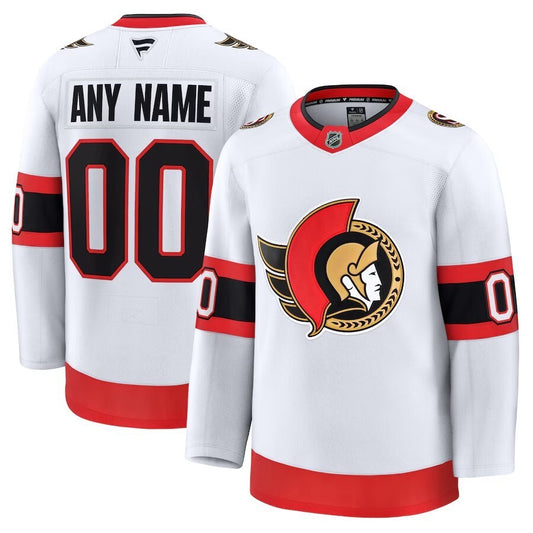 Ottawa Senators Fanatics Away Premium Custom Jersey - White